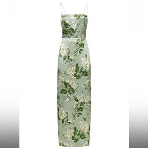 Reformation Frankie Silk Dress